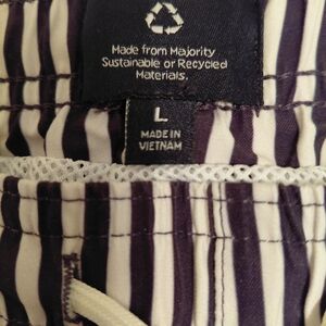 PacSun Striped Black and White Shorts Lg L@@K